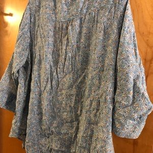 CJ Banks 1x Button blouse women’s